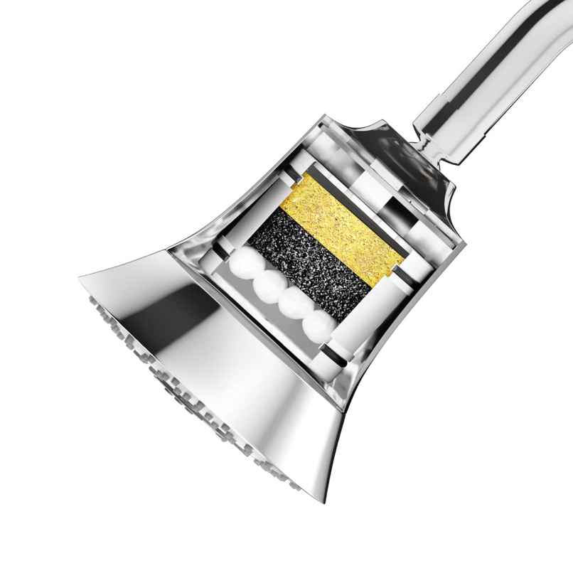 Kohler Rain Duet Overhead Shower | 109 mm | Chrome | Eater Purifier Cartridge