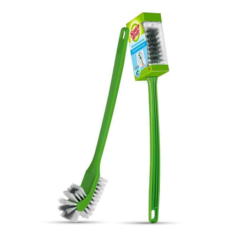 Scotch-Brite Double Sided Toilet Plastic Brush Scotch-Brite Double Sided Toilet Plastic Brush