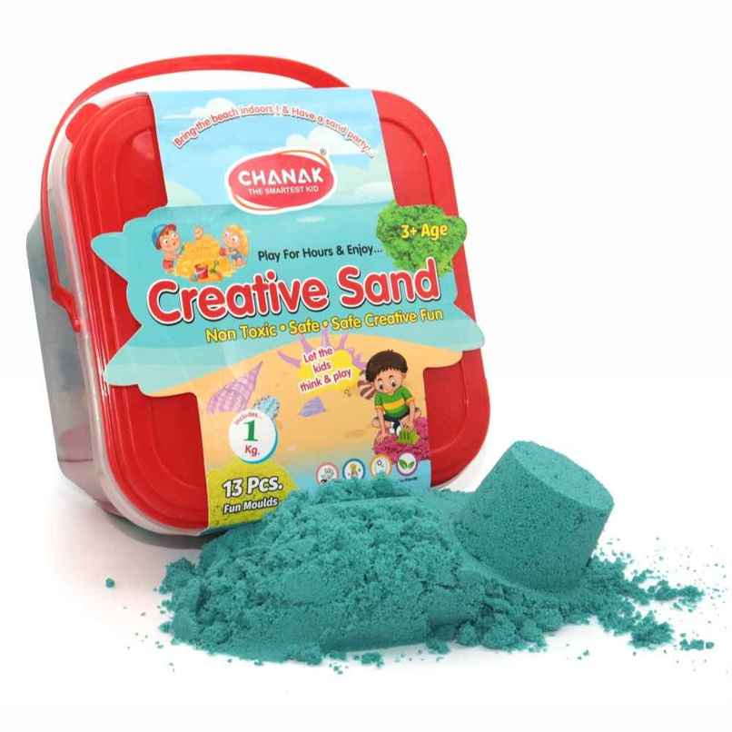 Aditi Toys 1kg Creative Sand Kit - Includes 13 Moulds, Non-Toxic & Stain-Free Sand for Kids 3+ Aditi Toys 1kg Creative Sand Kit - Includes 13 Moulds, Non-Toxic & Stain-Free Sand for Kids 3+