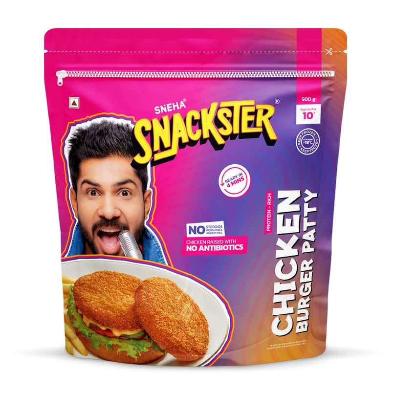 Sneha Snackster Chicken Burger Patty