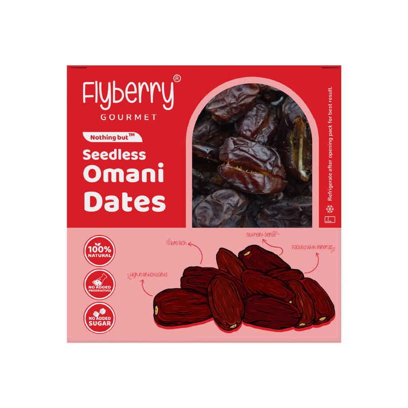 Flyberry Gourmet Seedless Omani Dates | Khajoor | Khajur