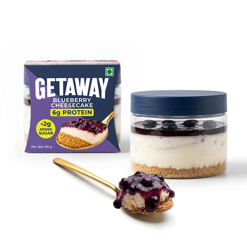 Get-A-Way Blueberry Cheesecake Jar | Soft & Fruity Get-A-Way Blueberry Cheesecake Jar | Soft & Fruity