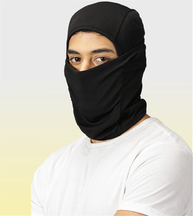 Blue Tyga Sunscreen Face Mask FSE0001 | Black Blue Tyga Sunscreen Face Mask FSE0001 | Black