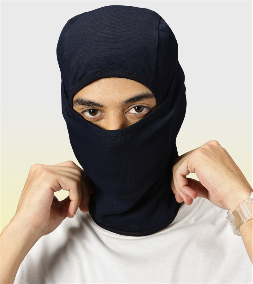 Blue Tyga Sunscreen Face Mask FSE0001 | Navy Blue Tyga Sunscreen Face Mask FSE0001 | Navy