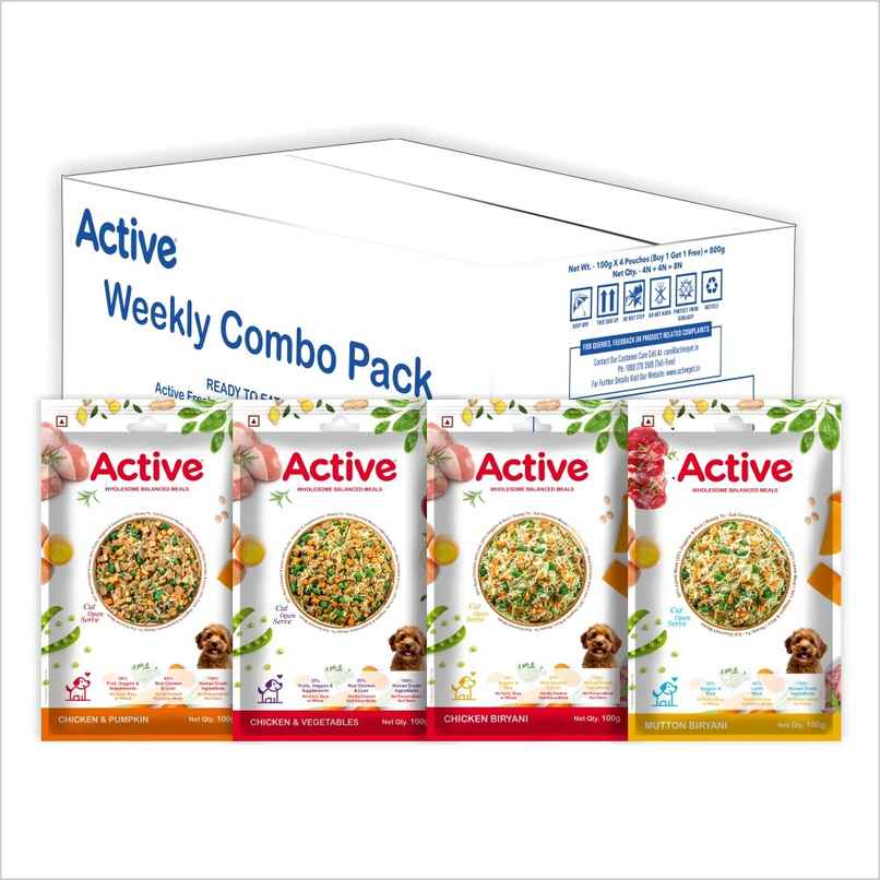 Active Fresh Pet Food Weekly Combo 4 Biryanis