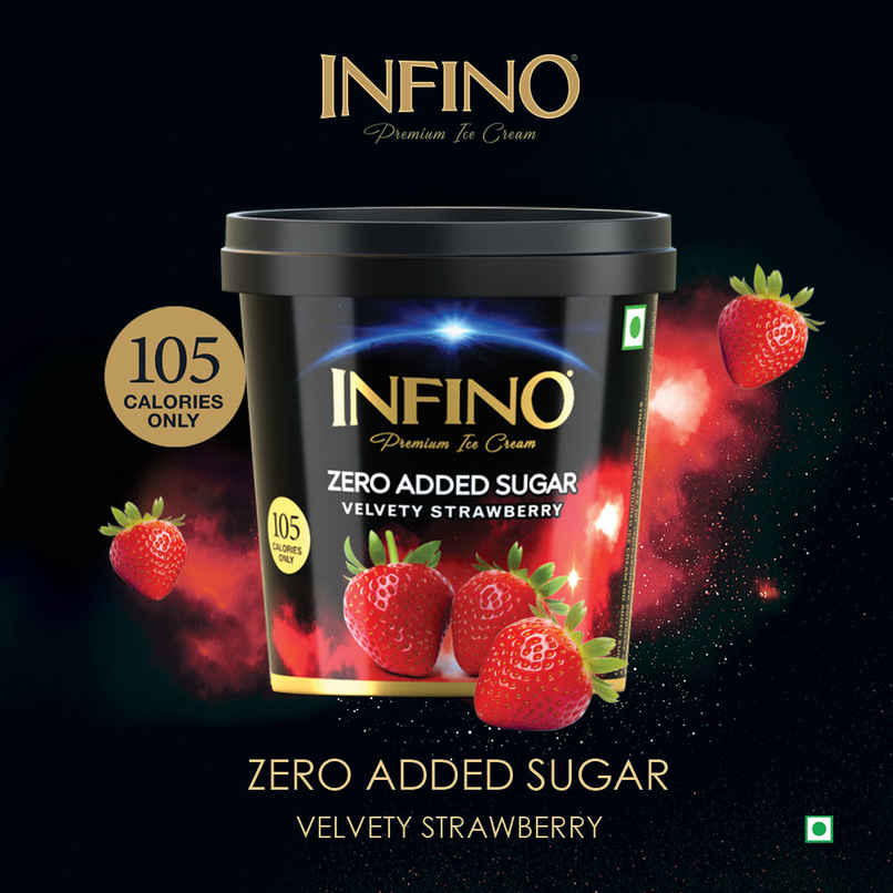 Infino Zero Added Sugar Velvety Strawberry Cup