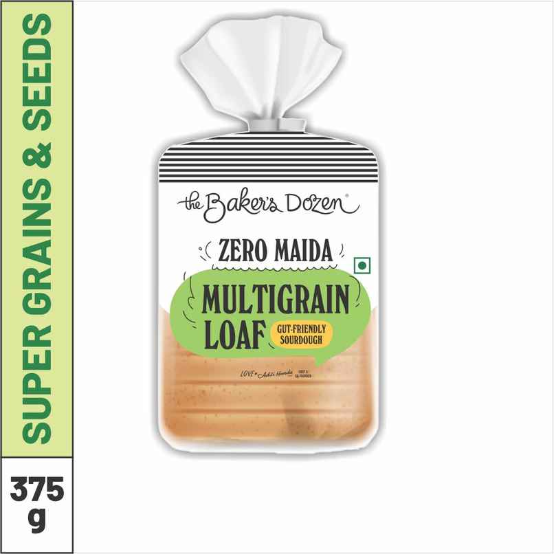 The Baker's Dozen Zero Maida Multigrain Bread, Zero Preservative The Baker's Dozen Zero Maida Multigrain Bread, Zero Preservative