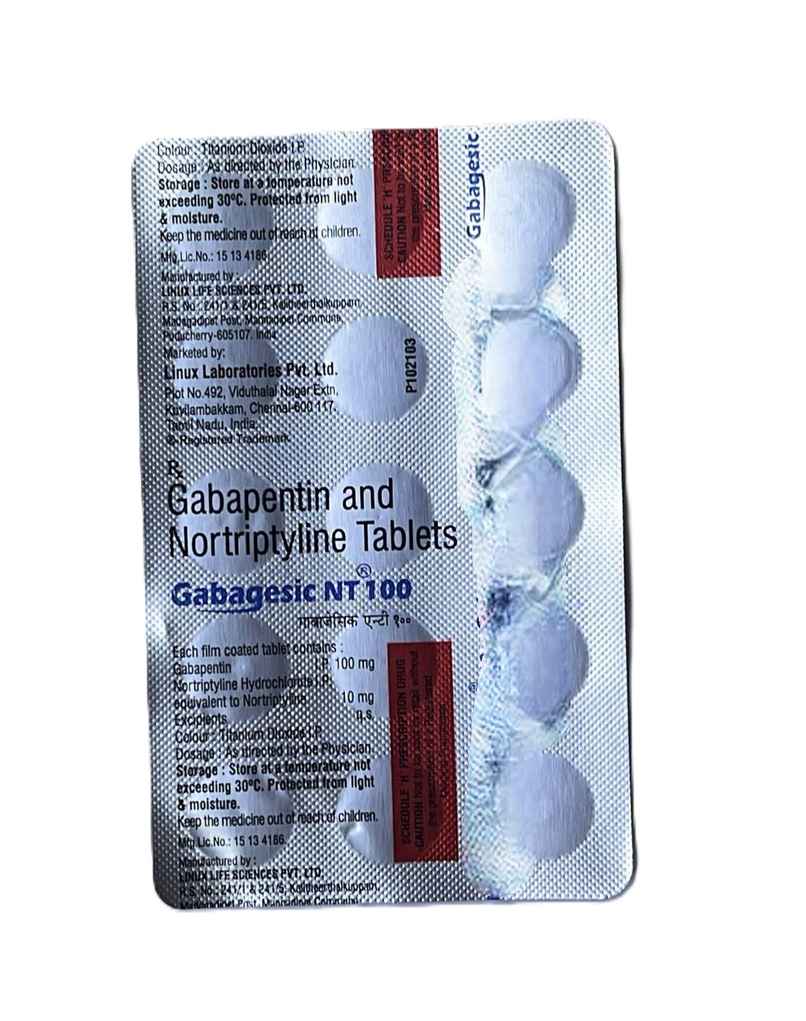 Gabagesic NT 100 Tablet
