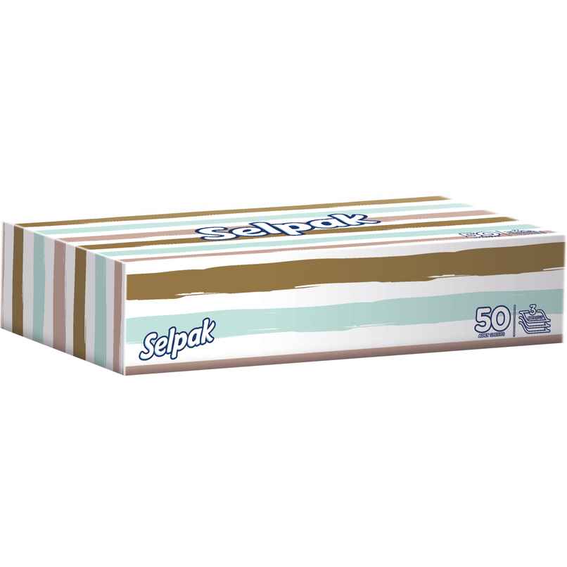 Selpak Facial Box Tissue Paper Box | 3 Ply | 21 x 18 cm | Set Of 50 - Assorted Selpak Facial Box Tissue Paper Box | 3 Ply | 21 x 18 cm | Set Of 50 - Assorted