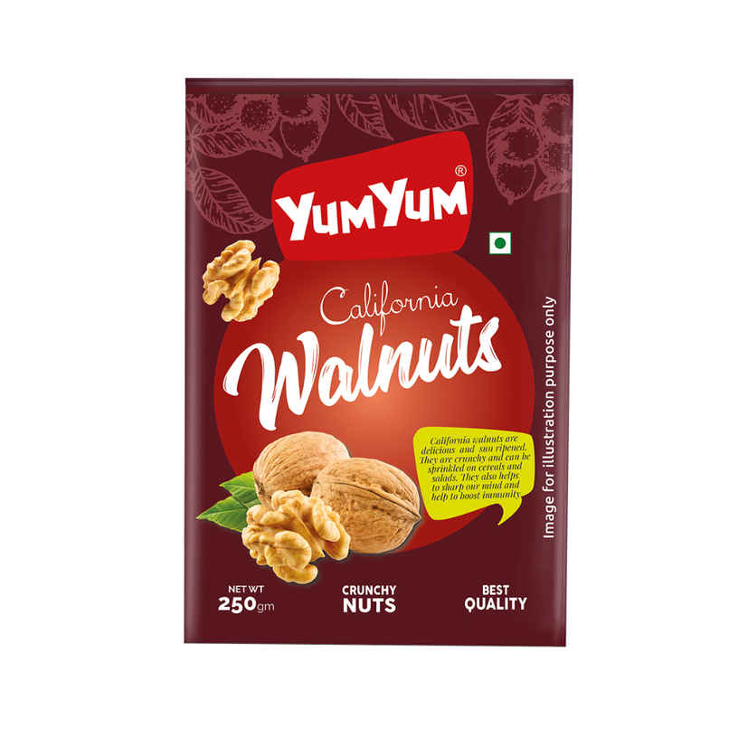 Yum Yum California Walnut Kernels| Akhrot| Dry Fruits