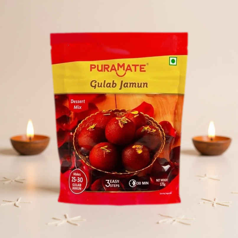 Puramate Gulab Jamun Mix | Instant Preparation Puramate Gulab Jamun Mix | Instant Preparation