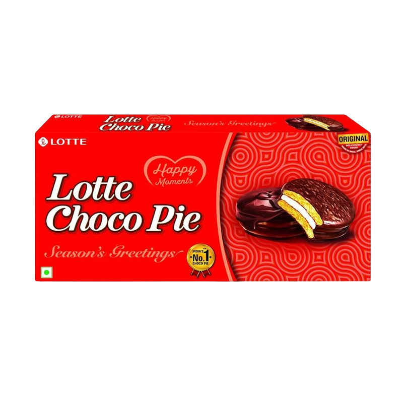 Lotte Choco Pie | Season's Greeting | Soft & Chocolatey Lotte Choco Pie | Season's Greeting | Soft & Chocolatey