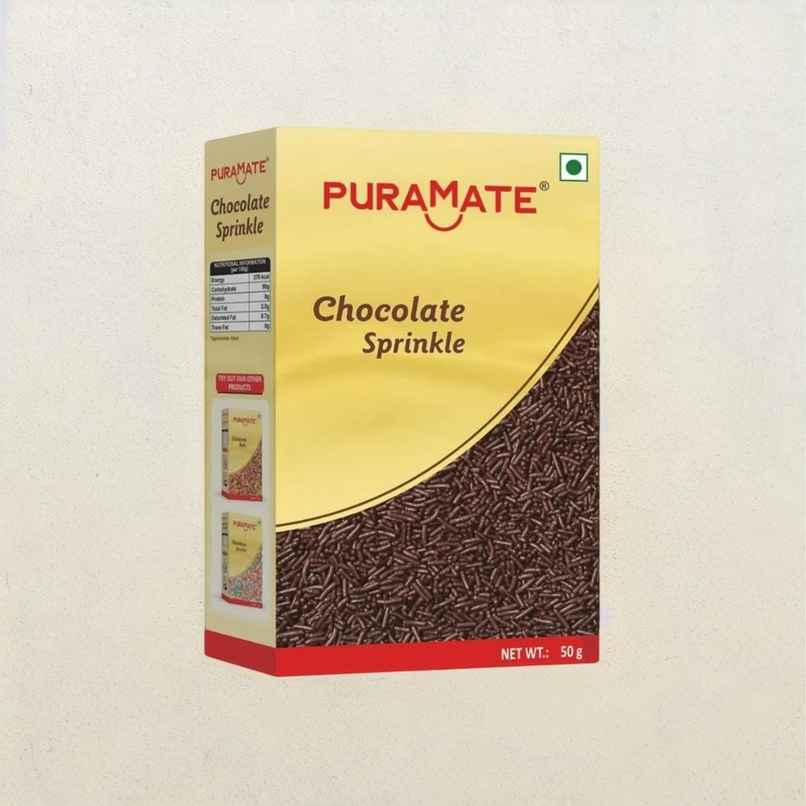 Puramate Chocolate Sprinkle for Cake | Muffin