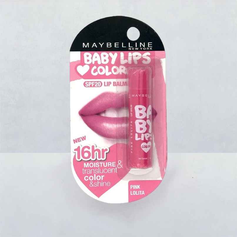 Maybelline New York Baby Lips Color Lip Balm with SPF 11 Up To 24H Moisture - Pink Lolita