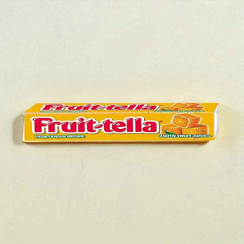 Fruittella Orange Flavour Chewy Toffee Stick Fruittella Orange Flavour Chewy Toffee Stick