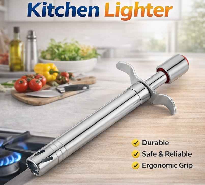 Everest Stainless Steel Gas Stove Lighter Everest Stainless Steel Gas Stove Lighter