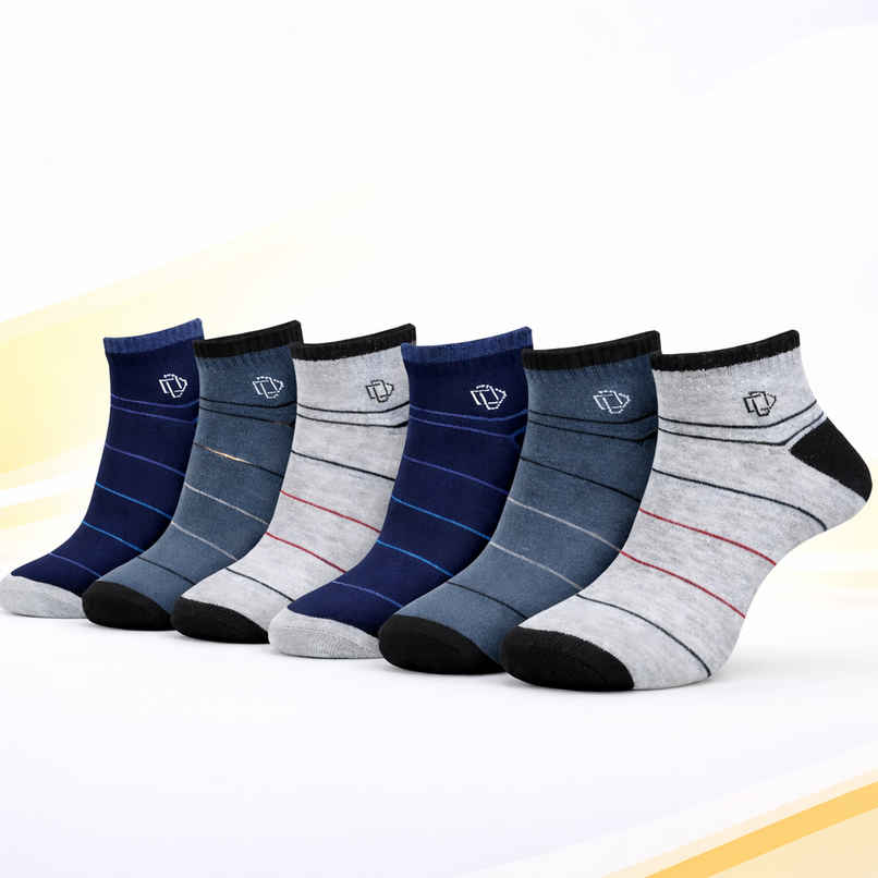 Dollar Men Self Design Ankle Length | Pack of 6