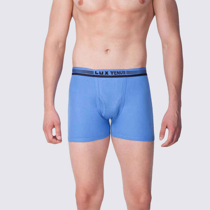 Lux Venus Pure Cotton Trunks for Men, Multicolour, 100 - Pack Of 2