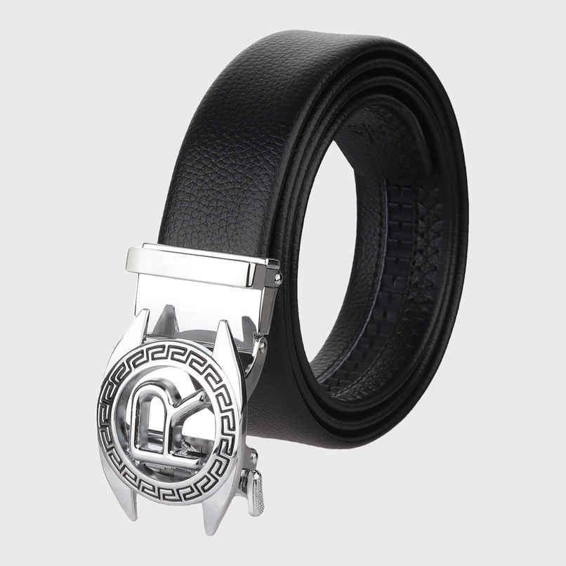 Zoro Men's Solid Vegan Leather Belt | Black - Free Size Zoro Men's Solid Vegan Leather Belt | Black - Free Size