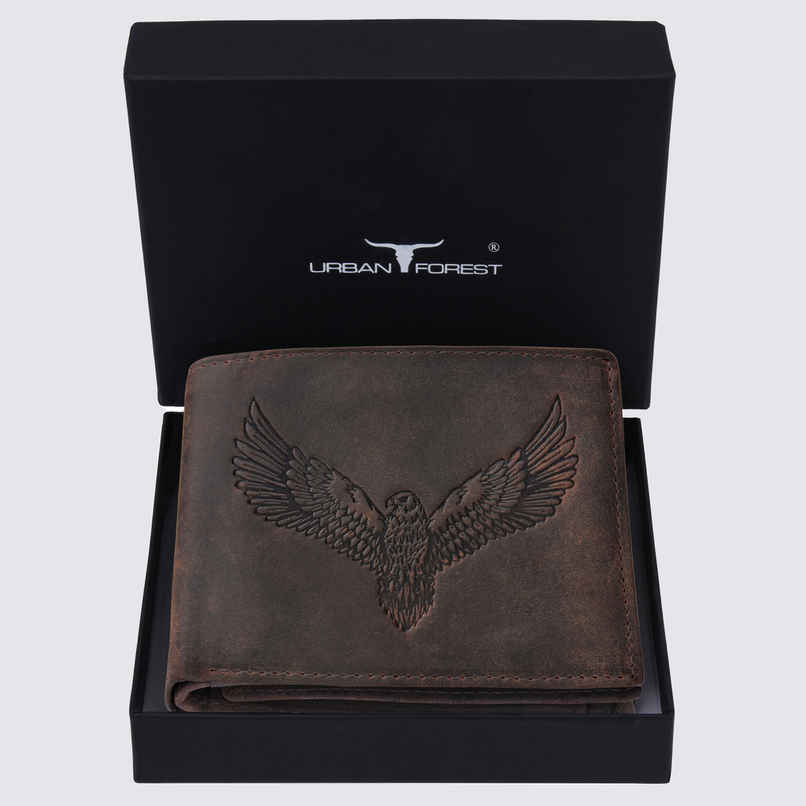 URBAN FOREST Men's Zeus Vintage Leather Wallet | Brown