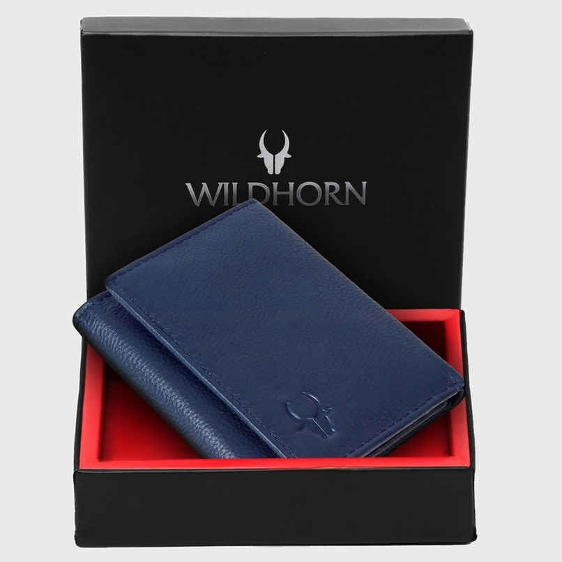 Wildhorn Men's Leather Wallet | Blue