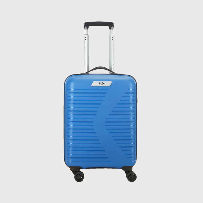 Skybags Unisex Solid PP 197 L Trolley Bag | Blue - L