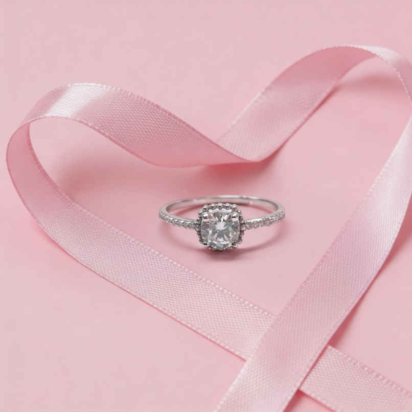 GIVA Silver Classic Ring