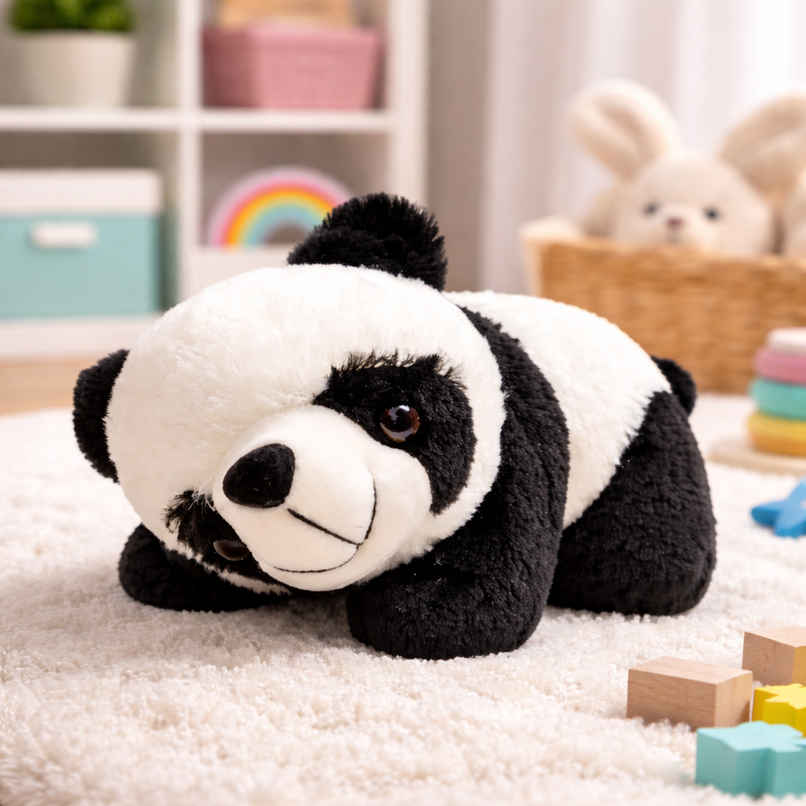 DearJoy Small Sleeping Panda Soft Toy | Soft & Cuddly