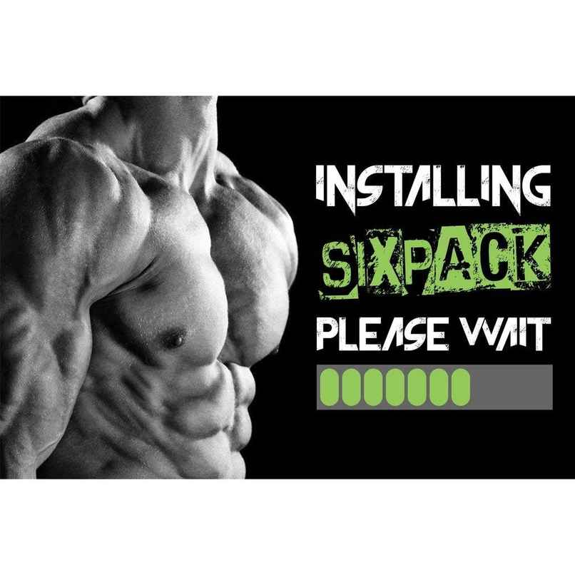 Paper Plane Design Motivational Gym Workout Posters For Wall | Size 12 x 18 Inch | D3