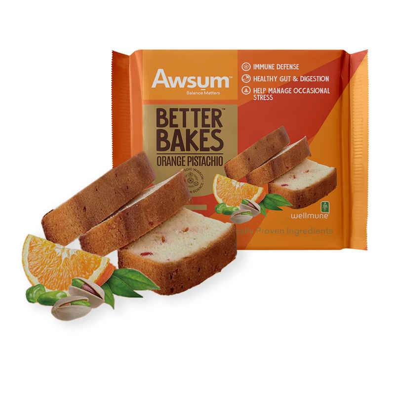 Awsum Better Bakes Orange Pistachio Cake | Bakery Delight