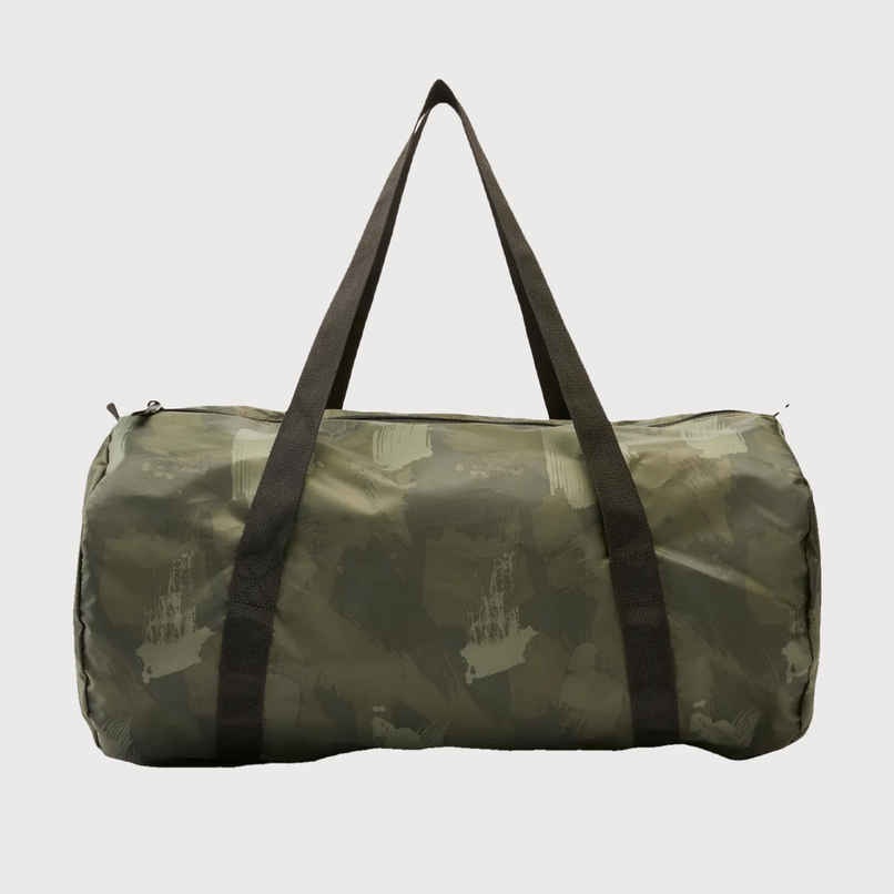 Decathlon | Unisex Camouflage Polyester 30 L Duffle Bag - Green Camouflage, One Size