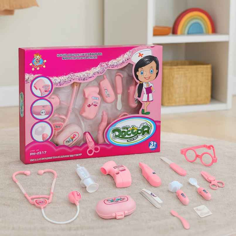 Anz Toy Pink My Doctor Set Pink Ph 9217