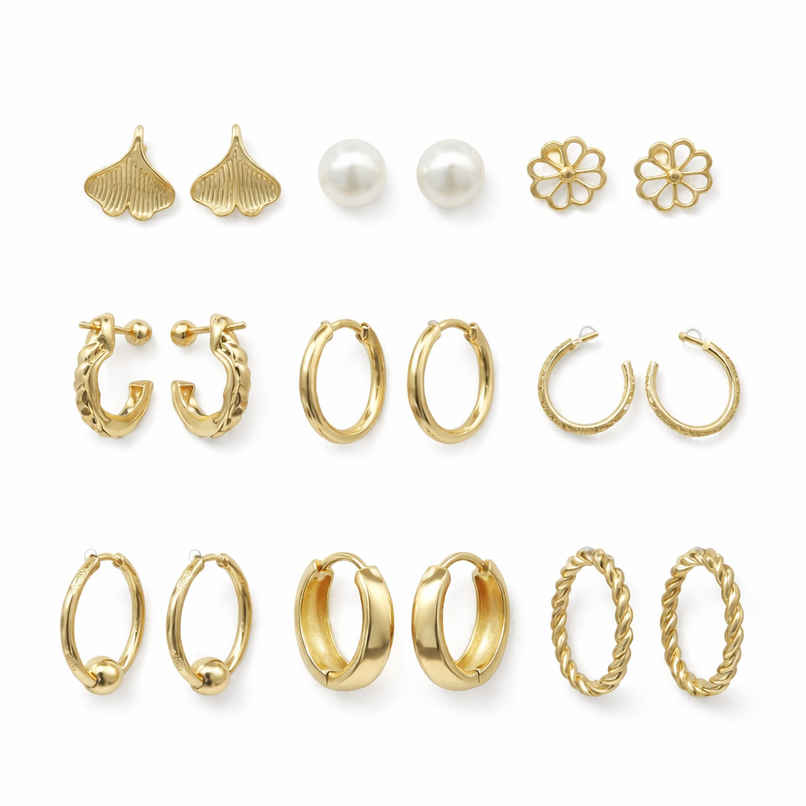 The Opal Factory Style 11 Gold Earrings-107