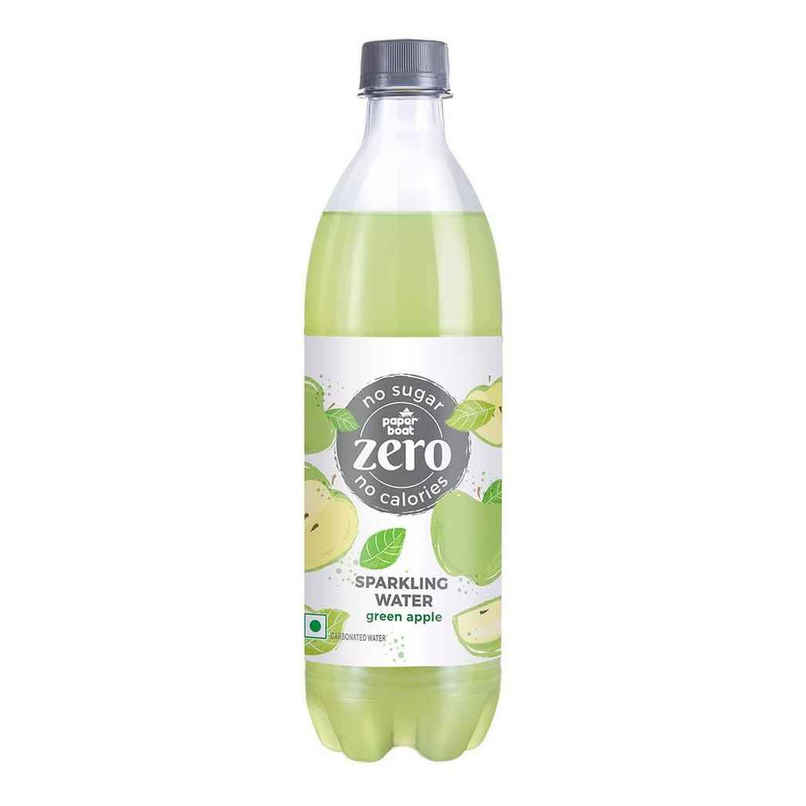 Paper Boat Zero Sugar Green Apple Sparkling Water | Sugar Free Cold Drink
