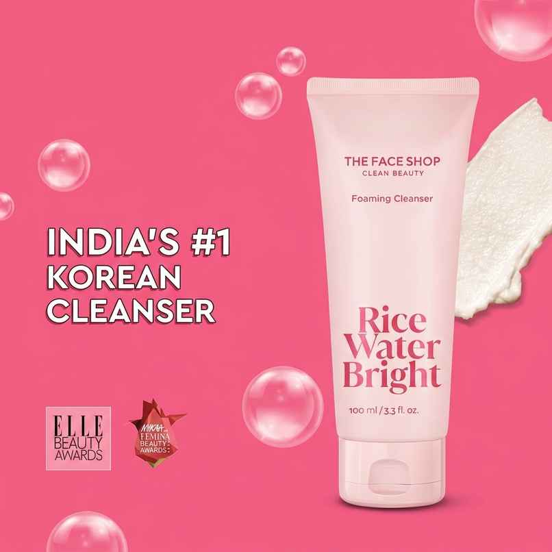 The Face Shop Rice Water Bright Foaming Cleanser The Face Shop Rice Water Bright Foaming Cleanser