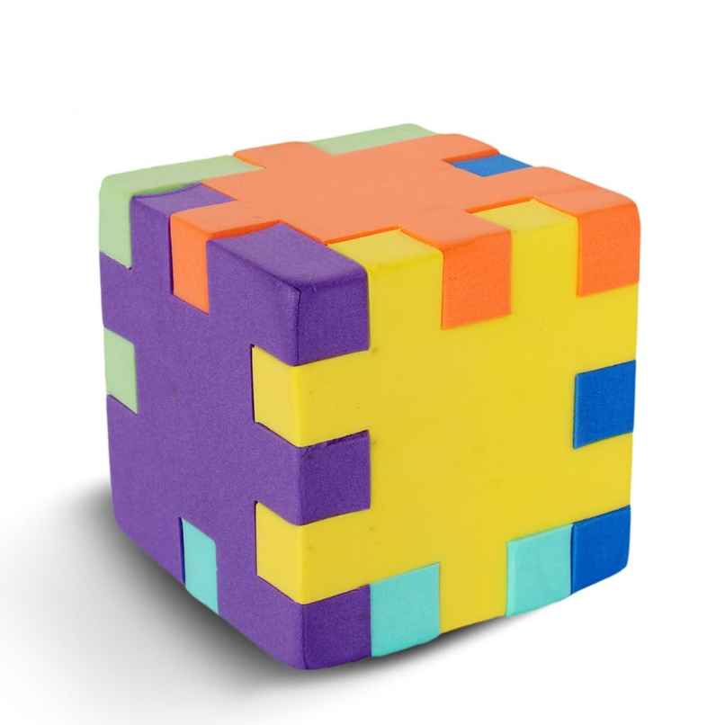 Babypro Foam Cube, Beginner Cube for Kids & Adults, Brainstorming Puzzle, for Kids - Above 2 Yrs