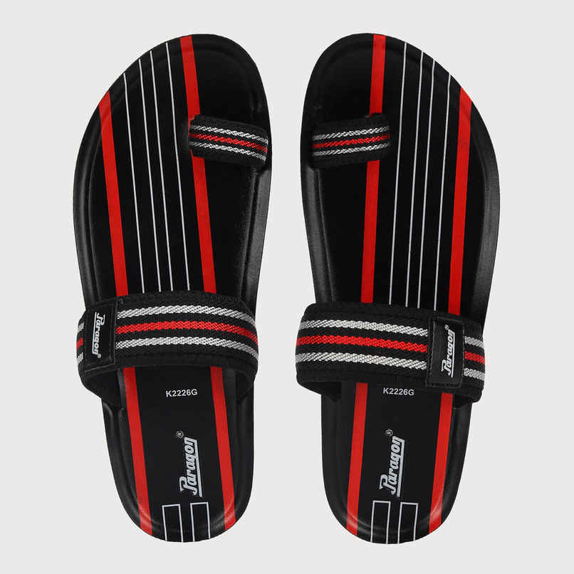 Paragon Men's Black Pu Slippers PUK2226G UK 7