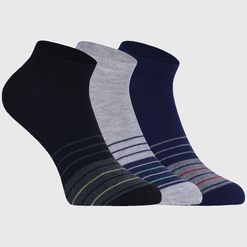 Beyond Unisex 80% Cotton, 18% Nylon, and 2% Elastane Low Cut Socks | Assorted - Free Size