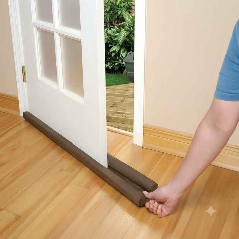 Daluci Door Sealing Strip | Pack Of 2 | Brown Daluci Door Sealing Strip | Pack Of 2 | Brown