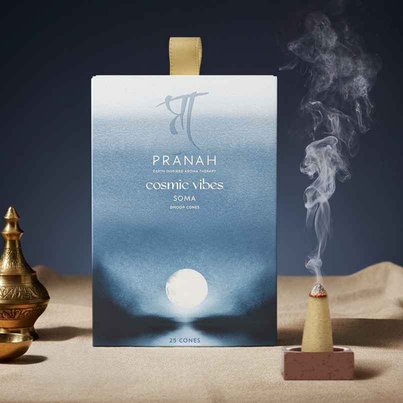 Pranah Cosmic Vibes | Soma | Incense Cones | 25 Cones Pranah Cosmic Vibes | Soma | Incense Cones | 25 Cones
