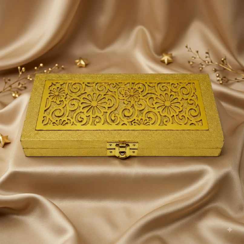 Diacraft Premium Golden Grace Single Gaddi Shagun Box | Pichai Diacraft Premium Golden Grace Single Gaddi Shagun Box | Pichai