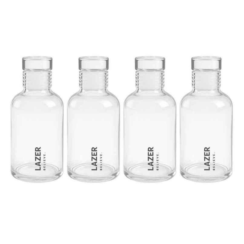 Lazer Pure Borosilicate Glass Water Bottle | BPA-Free | Leak-Proof Durable - 300 ml Lazer Pure Borosilicate Glass Water Bottle | BPA-Free | Leak-Proof Durable - 300 ml