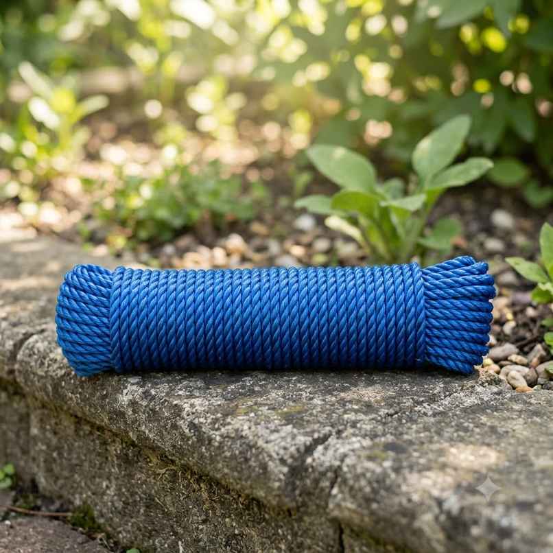 Swastik Houseware Nylon Rope | Blue - 10 m