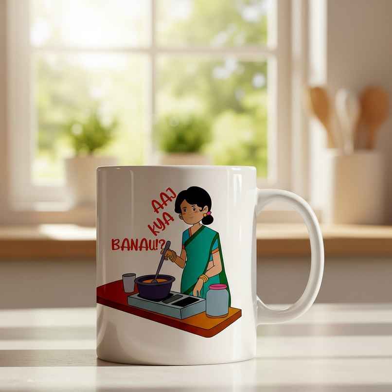 Aaj Kya Banau Mug | Vibebling Aaj Kya Banau Mug | Vibebling