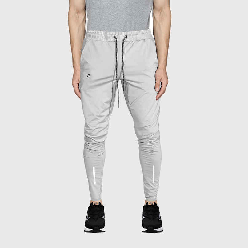 Avolt Men's Solid Regular Fit Track Pant | Light Grey - XL