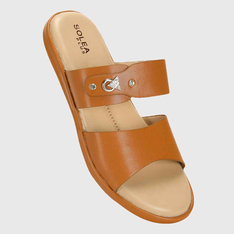 Paragon Women Stylish Lightweight Comfortable Flats Tan - 5