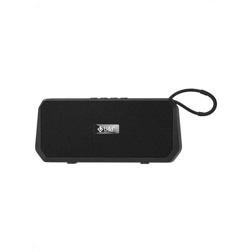 U&i Gracious 10W Bluetooth Speaker, 6H Playtime, FM,TWS,Mobile Stand - Black
