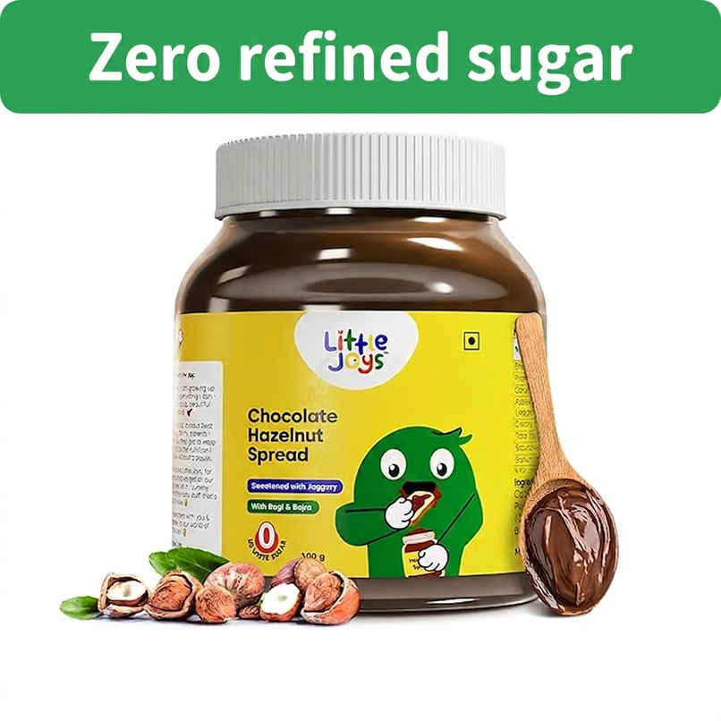 Little Joys Chocolate Spread | Sweetened with Jaggery | Rich Hazelnut | Cocoa | Ragi | Bajra