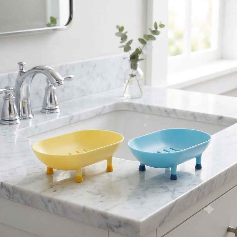 Soham Housewares Plaza Gillete | Plastic Soap Dish | Color May Vary Soham Housewares Plaza Gillete | Plastic Soap Dish | Color May Vary
