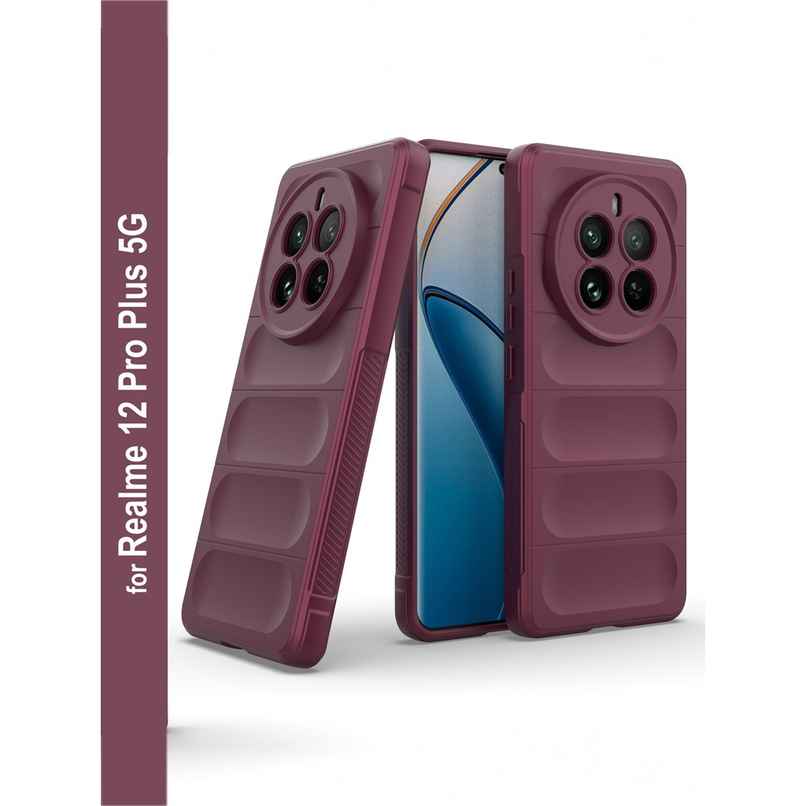 Zapcase Back Cover for Realme 12 Pro Plus 5G | Magic-Plum